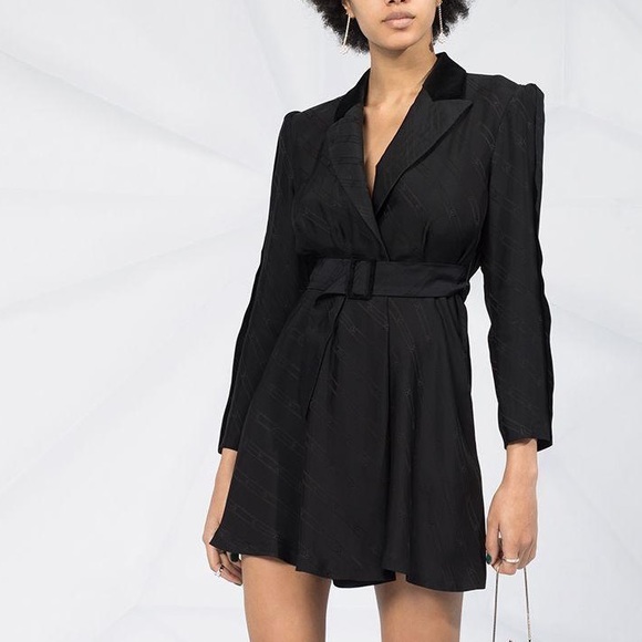 SANDRO Belted Blazer Dress - Picture 3 of 6
